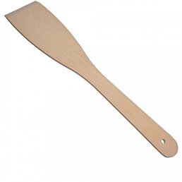 Drevená obracačka/varecha hranatá, 29 x 5,5 cm - Náhľad