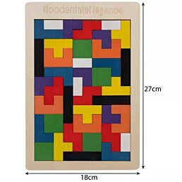 Drevená skladačka/puzzle Tetris