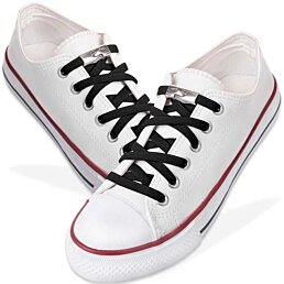 Elastické šnúrky bez viazania s kovovou sponou - Náhľad