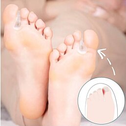 Elastický silikónový korektor - medziprstový na korigovanie palca na nohe - Náhľad