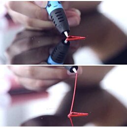 Farebné náplne do 3D pera, tlačiarne, PVC 3m, farebný mix, 20 ks - Náhľad