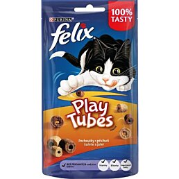 Felix Play Tubes s príchuťou kurčaťa a pečene 1 x 50 g