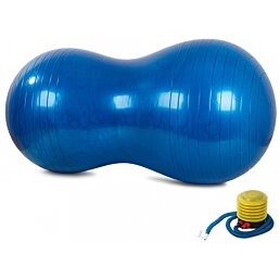 Fitness dvoj lopta Peanut ball s pumpou - 50 x 100cm