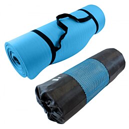 Fitness podložka na cvičenie 183 x 61 cm modrá - Náhľad