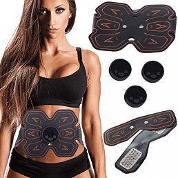 Fitness stimulátor brušných svalov EMS 3ks