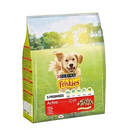 FRISKIES GP Active s hovädzim mäsom 1 x 3 kg