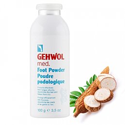 Gehwol med Fusspuder - Dezinfekčný púder na nohy proti poteniu a zápachu s tapiokou 100g - Náhľad