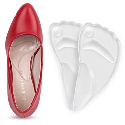 Gélové polvložky absobujúce nárazy do topánok na vysokom podpätku, 1 pár (2ks) - Náhľad