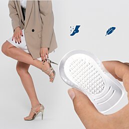 Gélové stabilizujúce podpätenky lepiace, 1 pár (2ks) - Náhľad