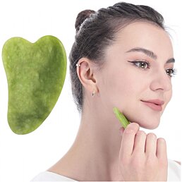 Jadeitový Masážny kameň Gua Sha zelený