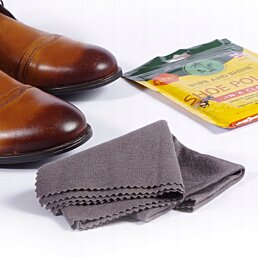 Handrička na vysoký lesk topánok  s včelím voskom 38 x 40 cm - Náhľad