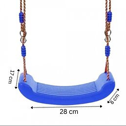 Detská záhradná závesná hojdačka s výškovo nastaviteľnými popruhmi SWING-Y - Náhľad