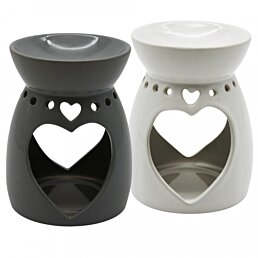 Arómalampa 13 cm Cuore, sivá - Náhľad