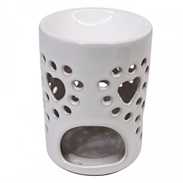 Arómalampa 11,5 cm Heart II, biela