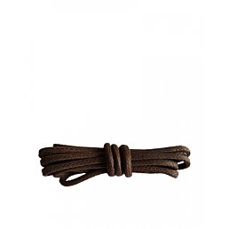 Hrubé okrúhle voskované šnúrky do topánok 60cm - Náhľad