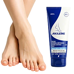 Hydratačný balzam na suché nohy, Akileine Blue - 125 ml - Náhľad