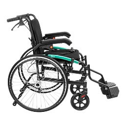 Ľahký hliníkový skladací invalidný vozík Activ-Tim - priemer kolies 22" - Náhľad