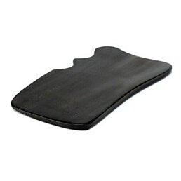 Prírodný roh masážny kameň Gua Sha v tvare obdĺžnika, 10 x 5 cm - Náhľad