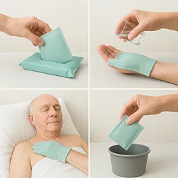 Hygienická umývacia špongia na telo s aloesom a harmančekom Cleanet Plus – 10 ks - Náhľad