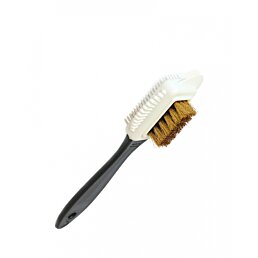 Kefa s mosadzným vlasom na semišové topánky - Náhľad