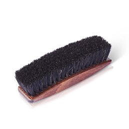 Leštiaca kefa so štetinami z konského vlasu na obuv 16 cm