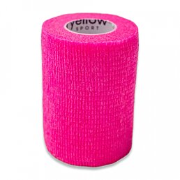 Kohezívny obväz yellowBAND - 7,5cm x 4,5m, neonovoružový