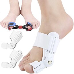 Korektor na haluxy + expander na cvičenie, sada 3ks