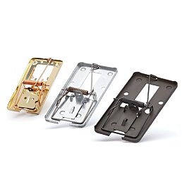 Kovová pasca na myši Metal, 95 x 50 mm, čierna farba - Náhľad