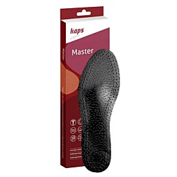Ortopedické kožené vložky do topánok čierne Master Black