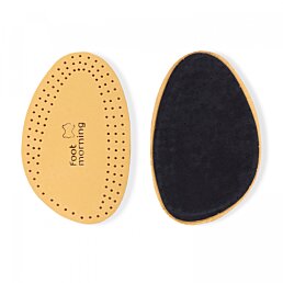 Kožené podpätenky do topánok s aktívnym uhlím Foot Morning Luxus Light - Náhľad