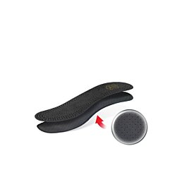 Kožené vložky do topánok Pecari Carbon Black - dámske - Náhľad