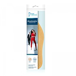 Kožené vložky do topánok s aktívnym uhlím absorbujúcim pot Anatomic