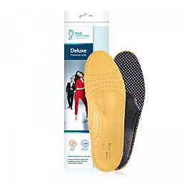 Kožené vložky do topánok s aktívnym uhlím absorbujúcim pot Foot Morning Deluxe