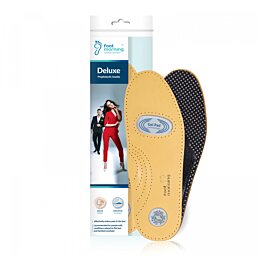 Kožené vložky do topánok s aktívnym uhlím Foot Morning Gel Deluxe