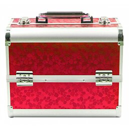 Kozmetický kufrík 30,5 x 20,5 x 25 cm červený - Náhľad