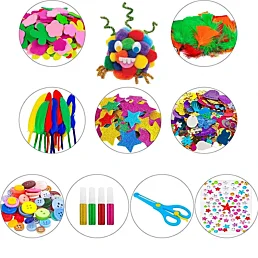 Kreatívna sada na tvorenie pre deti - 2000 ks - Náhľad