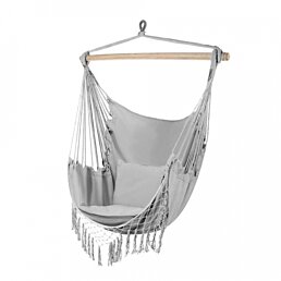 Hamakové závesné hojdacie brazílske kreslo s poduškami, 130x97 cm