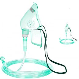 Kyslíková maska a kanyla ku kyslíkovému koncentrátoru