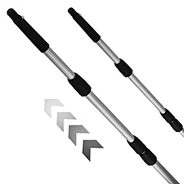 Hliníková teleskopická tyč - ometač so závitom 6m - Náhľad