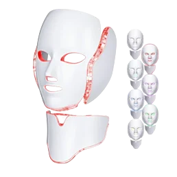 LED maska 7 farieb na tvár a krk – profesionálna fotónová terapia pre omladenie pleti