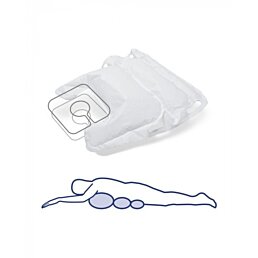 Vankúš na podporu brušnej oblasti proti preležaninám, All Up Belly