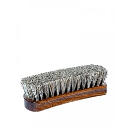 Prémiová kefa na leštenie topánok  so štetinami z konského vlasu 15cm - Náhľad