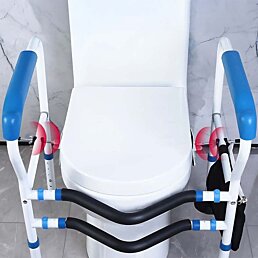 Madlo na WC k toalete s nastaviteľným rámom pre invalidov