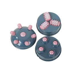 Masážny prístroj na telo proti celulitíde s infra svetlom + 4 hlavice - Náhľad