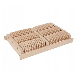 Drevený masážny strojček na chodidlá B Triple, 28 x 18 x 7 cm