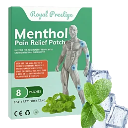 Chladivé náplasti proti bolesti s mätou priepornou
