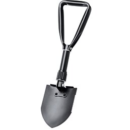Multifunkčná skladacia lopatka 58 cm, čierna