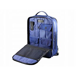 Multifunkčný batoh - taška na notebook a príslušenstvo - modrý - Náhľad