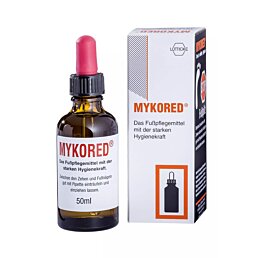 Mykored® roztok pipeta, starostlivosť o medziprstné priestory, proti mykózam, zápachu - 50 ml