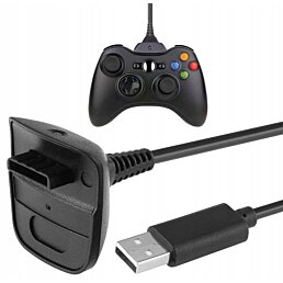 Nabíjací kábel k ovládaču Play&CHarge XBOX 360 1,5 m - Náhľad